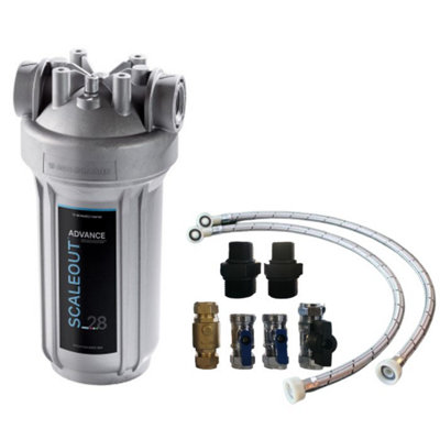 Monarch Scaleout Advance SA-28 Water Softener Alternative 28mm Hoses + 2 Filters