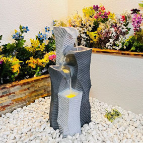 Monchrome Elegance Mains Power Water Feature