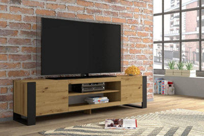 Mondi TV Cabinet in Oak Artisan W1880mm x H470mm x D400mm