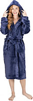 Monhouse Womens Dressing Gown - Soft & Cosy Long Bathrobe - Ladies ...