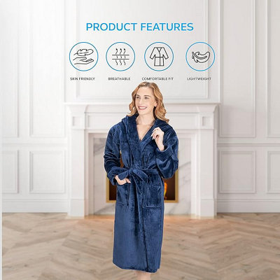 Ladies flannel housecoats store