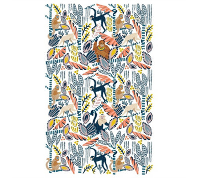 Monkey Business Animal Print 100% Cotton Tea Towel Price Comparisons | Compare The Build