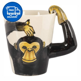 Monkey Mug Coffee & Tea Cup by Laeto House & Home - INCLUDING FREE DELIVERY