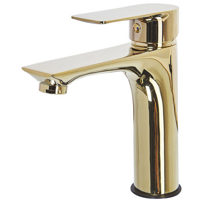 Mono Bathroom Basin Tap Gold BERLOI