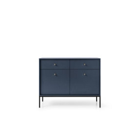 Mono Sideboard with Drawers 104cm in Blue