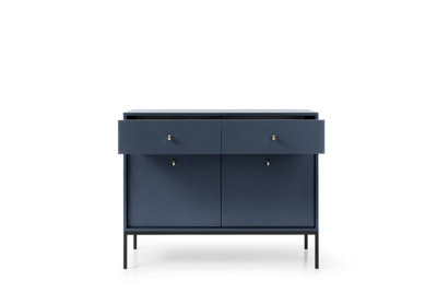 Mono Sideboard with Drawers 104cm in Blue