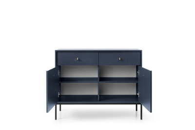 Mono Sideboard with Drawers 104cm in Blue