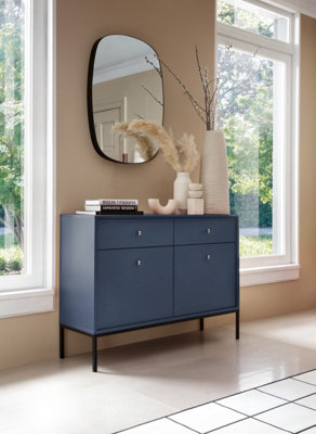 Mono Sideboard with Drawers 104cm in Blue