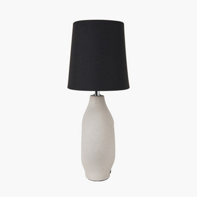 Monochrome Organic Ceramic Table Lamp