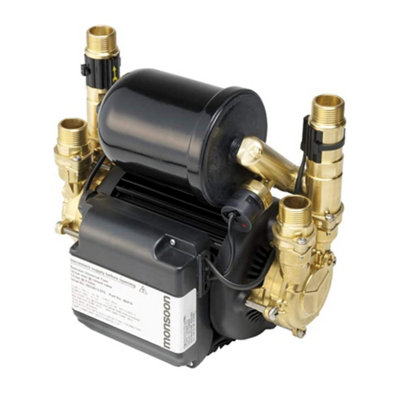 Monsoon Universal Twin 4.5 Bar 46412 Negative Head Shower Pump Price Comparisons | Compare The Build