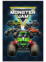 Monster Jam Trucks Fleece Blanket