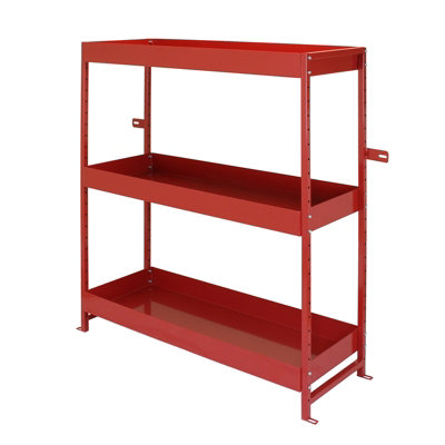 Monster Racking Flame Metal Van Shelving Bundle - 7