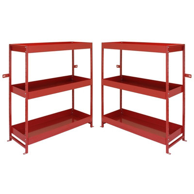 Monster Racking Volcano Metal Van Shelving Unit Duo