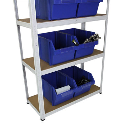 Monster Shop Garage Shelving Units 5 Tier Racking Storage Unit