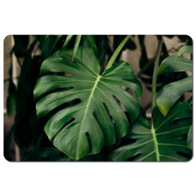 Monstera Leaves in home interior (Placemat) / Default Title