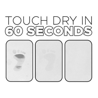 Monstera Lines White Stone Non Slip Bath Mat - 5
