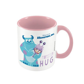 Monsters Inc Monster Hug Mug White/Pink/Blue (One Size)