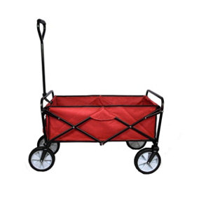 Monstershop Foldable Garden Trolley/Cart - Red