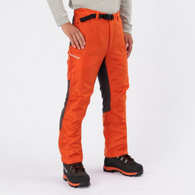 Mont-Bell Protection Lite Loggerpants Orange Small Chainsaw Trousers
