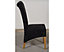 Montana Black Fabric Dining Chairs for Dining Room or Kitchen
