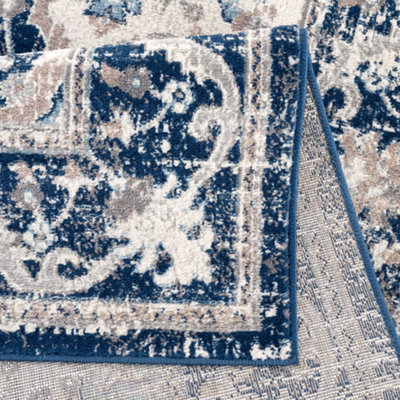 Montana Collection vintage Rugs in Blue  3922N