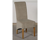 Montana Grey Fabric Dining Chairs for Dining Room or Kitchen