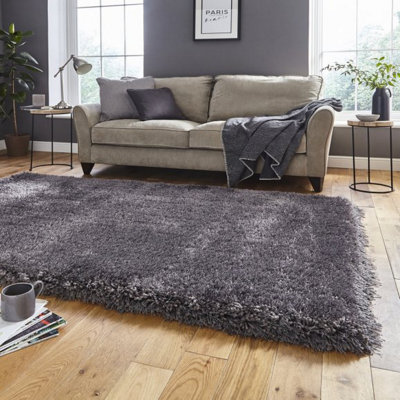 Montana Range Dark Grey Rug 120 x 170cm