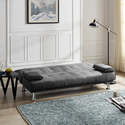 Fabric deals tufted futon