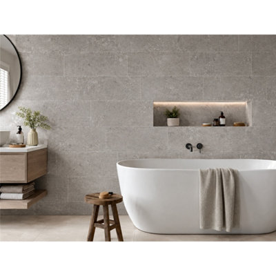 Montavero Grey Stone Effect Wall Tile (60 Pack - 10 Box - 10.6m2 ...
