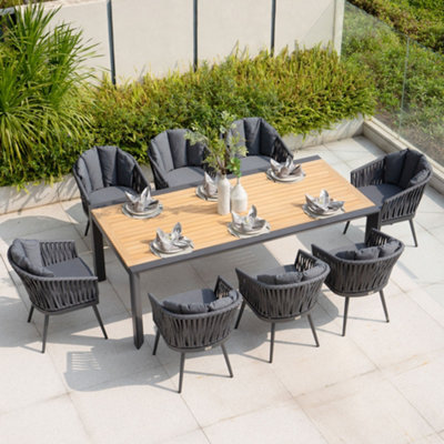 Montagu 8 piece garden deals dining set