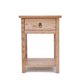 Montese 1 Drawer Bedside Table Ring Handle
