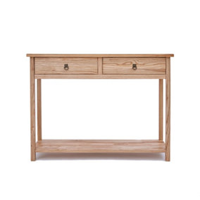 Montese Light wood 2 Drawer Console Table