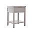 Monti 1 Drawer Grey Bedside Table