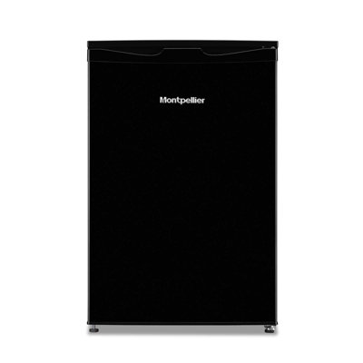 Montpellier Black Undercounter Fridge With Ice Box MRF54BK DIY at B&Q