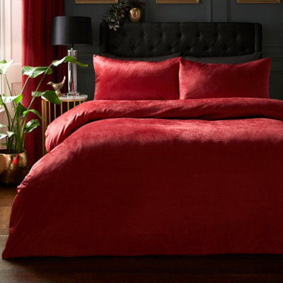 Montrose Luxury Velvet Duvet Cover Set