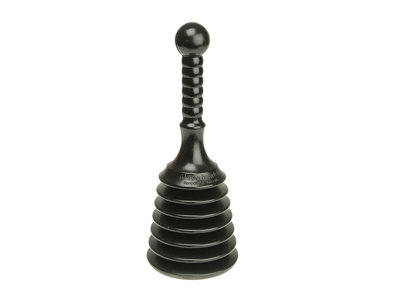 Monument - 1460Y One Piece Handy Plunger Black 100mm (4in)