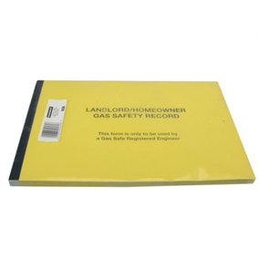 Monument 532P 532P Gas Safe Landlords Gas Safety Record Pad of 50 MON532