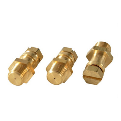 Monument x3 1/8inch BSP Pressure Test Nipples Gas Test Gauge Connectors ...