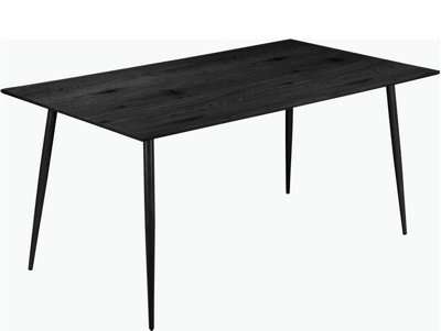 Monza Dining Table 120 cm in Black