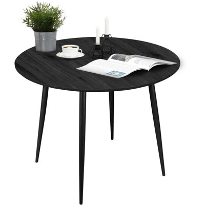 Monza Dining Table DIA100 cm in Black