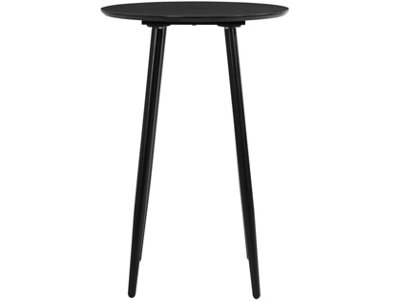 Monza Round Bar Table 60 cm in Black