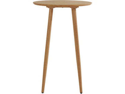 Monza Round Bar Table 60 cm in Oak Look