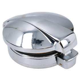 Monza Style Fuel Cap Classic Car Fuel Filler Petrol Cover Chrome