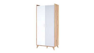 MOOD-01 Modern and Spacious Hinged Door Wardrobe - Stylish and Functional Bedroom Furniture (H)1870mm (W)85c0mm (D)510mm