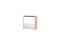 MOOD-05 Chest of Drawers - Stylish, Contemporary Storage Unit with Three Drawers (H)970mm (W)900mm (D)400mm