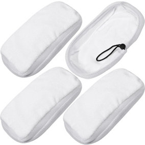 Mop Pads compatible with Morphy Richards 720022 70495 720020 Steam Cleaner Cleaning Cloth Floor x4