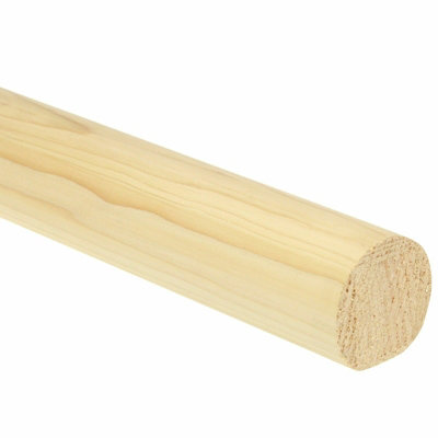 Mopstick Stair Handrail - 44X43MM - 1 Meter