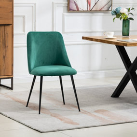 Morandi Velvet Dining Chairs - Set of 2 - Green