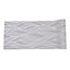 Morden Velvet Silver 3D Wavy Stripes Wallpaper Roll 950cm