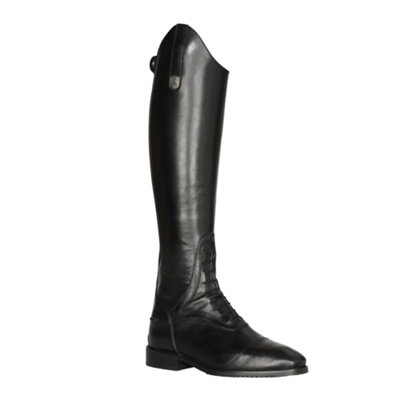 Moretta Unisex Adult Tivoli Leather Long Riding Boots Black (3 UK Standard)
